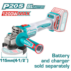 Total 20V 4.5&quot; Cordless Impact Driver without Battery and Charger 