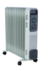 2500W electromatic radiator, 13 heat fingers, clothes dryer and safety system