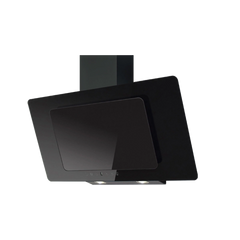 Alba 60 cm black glass hood, touch control, 800 m3/h power, with a moving and fixed cover