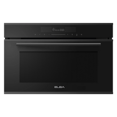 Elba Built-in Microwave 38 Liters Black with Grill and Touch Control