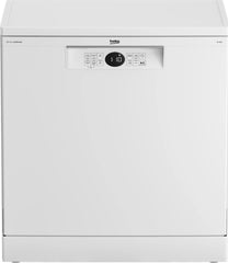 Beko Dishwasher, 6 Programs, 4 Sprays, 2 Inverter Baskets, White, A++