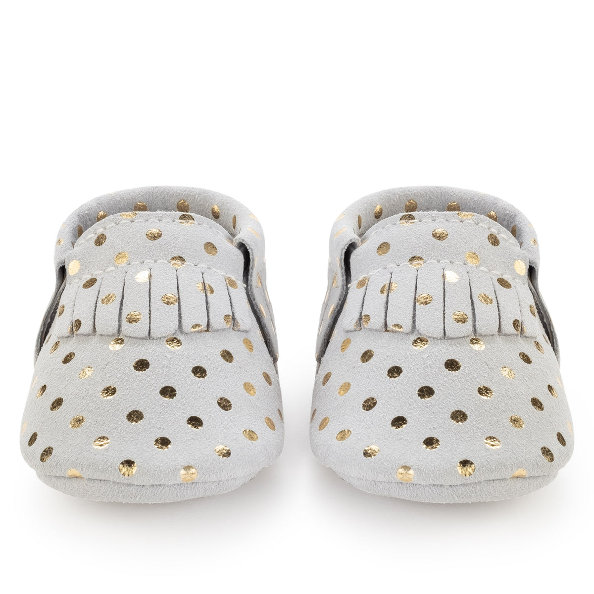 Champagne Baby Moccasins | BirdRock Baby