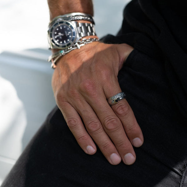 MEN'S ONYX RINGS – Bijou Inc.