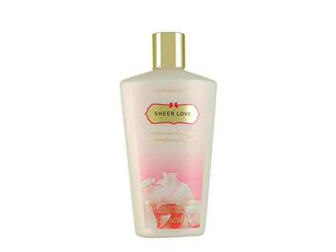 victoria secret white cotton and pink lily