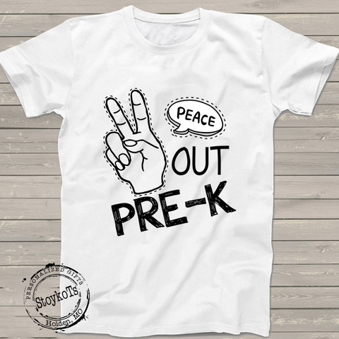 Download Peace Out Pre-k t-shirt, Graduate shirt for kids ...