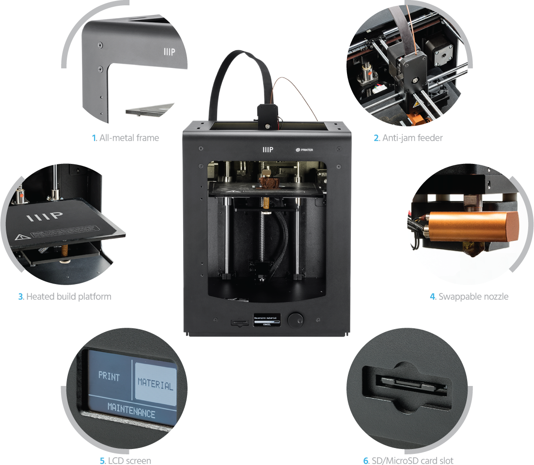 Monoprice Maker Ultimate 3D Printer