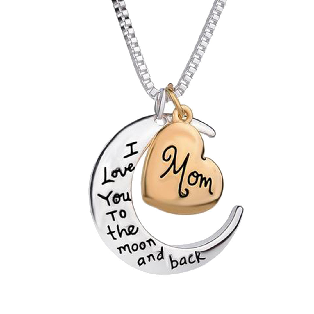 I Love You To The Moon Back Necklace Free Shipping K Bella