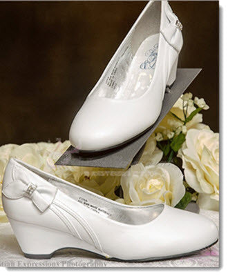 girls white holy communion shoes