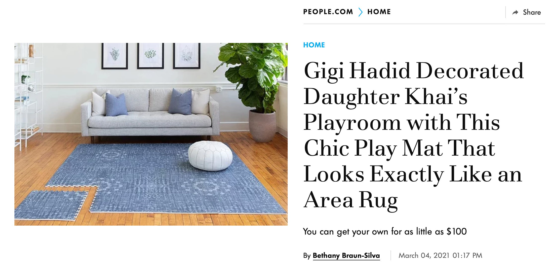 People.com article Gigi Hadid play mat