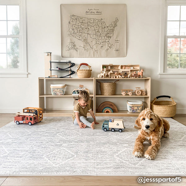 Little Nomad, Beige Soft Safe Baby Puzzle Roam Free Play Mat, Dusk – the  House of Noa