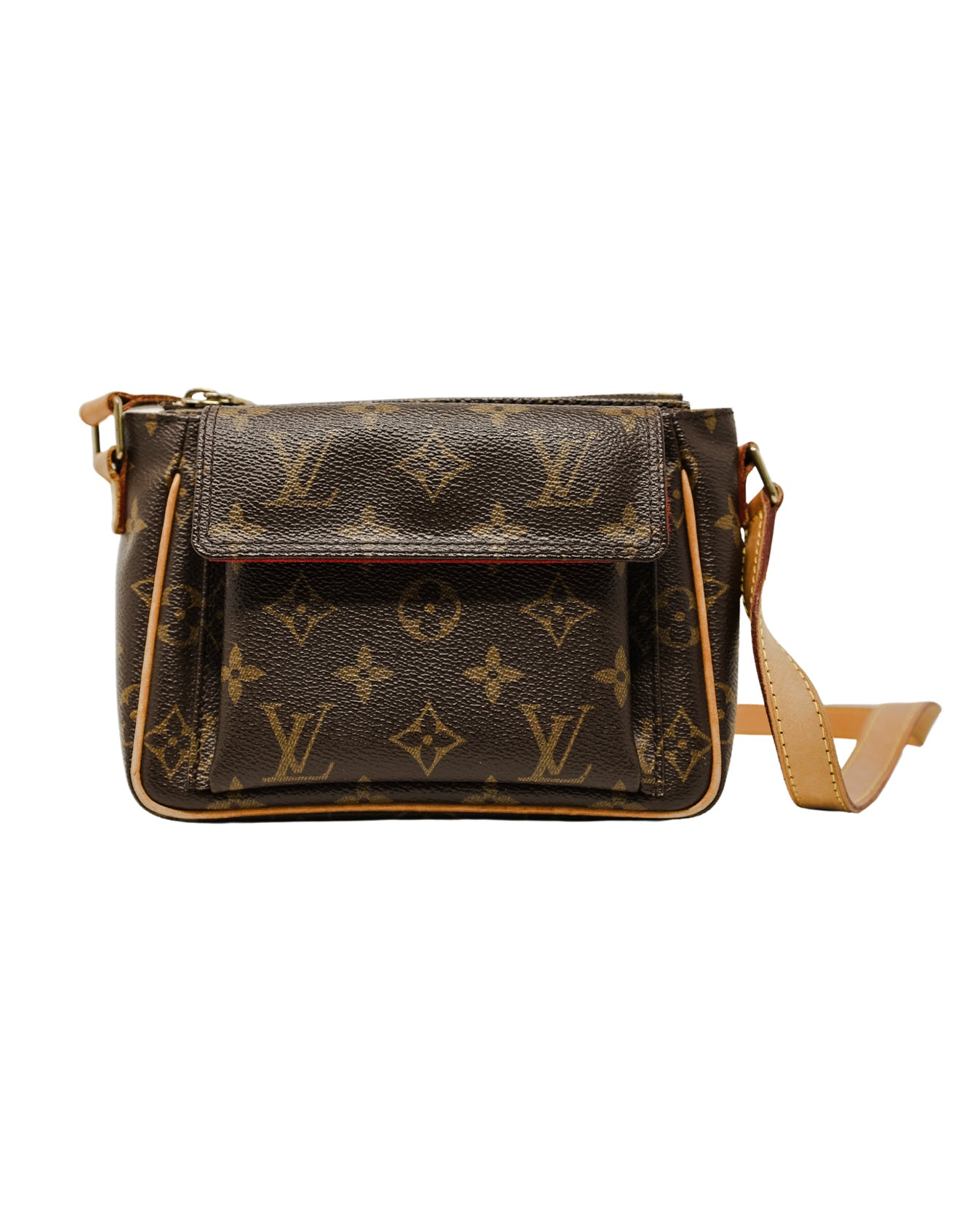 LOUIS VUITTON Viva Cite GM Monogram Canvas Shoulder Bag Brown