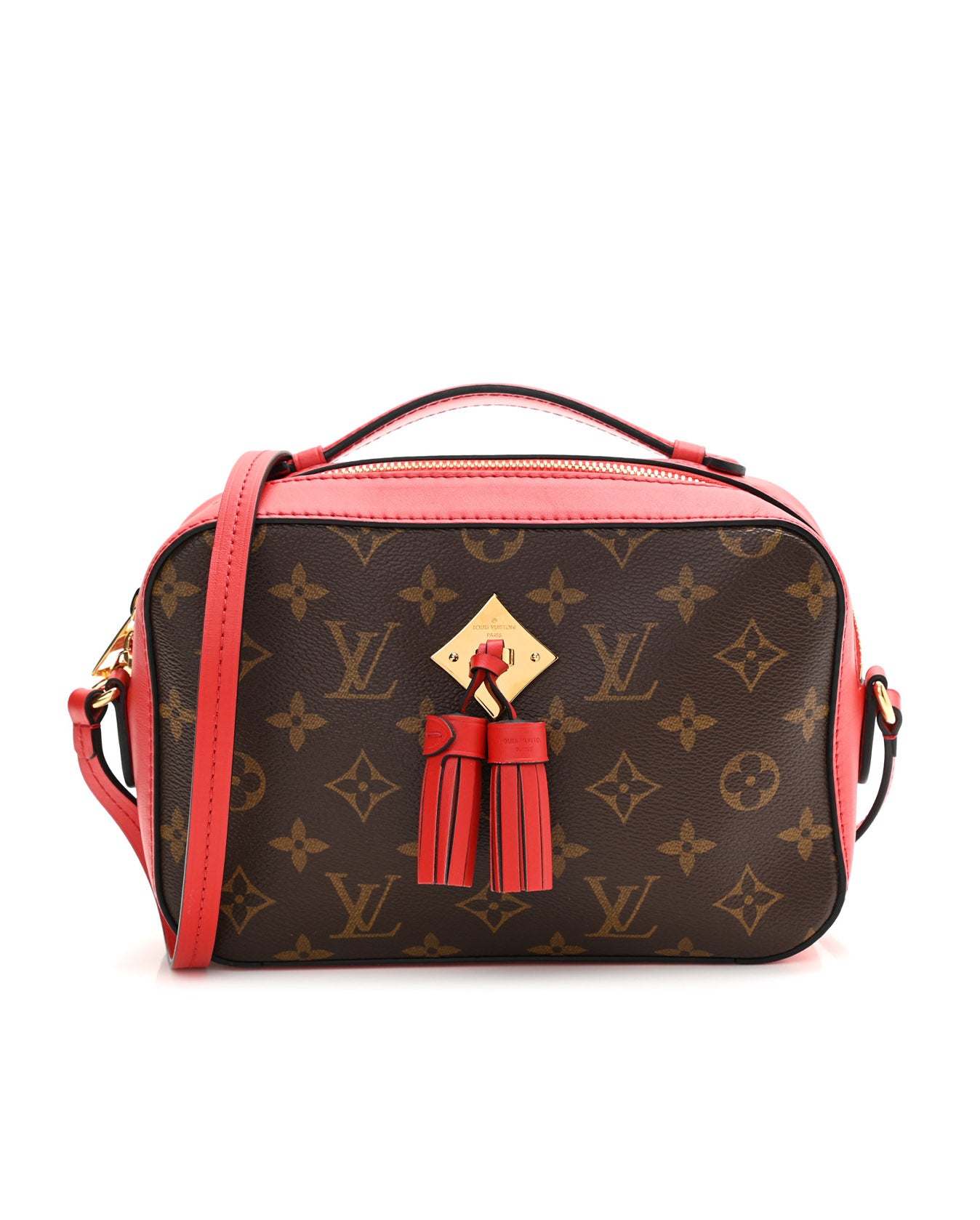 Louis Vuitton Monogram Canvas Rose Poudre Saintonge Crossbody Bag