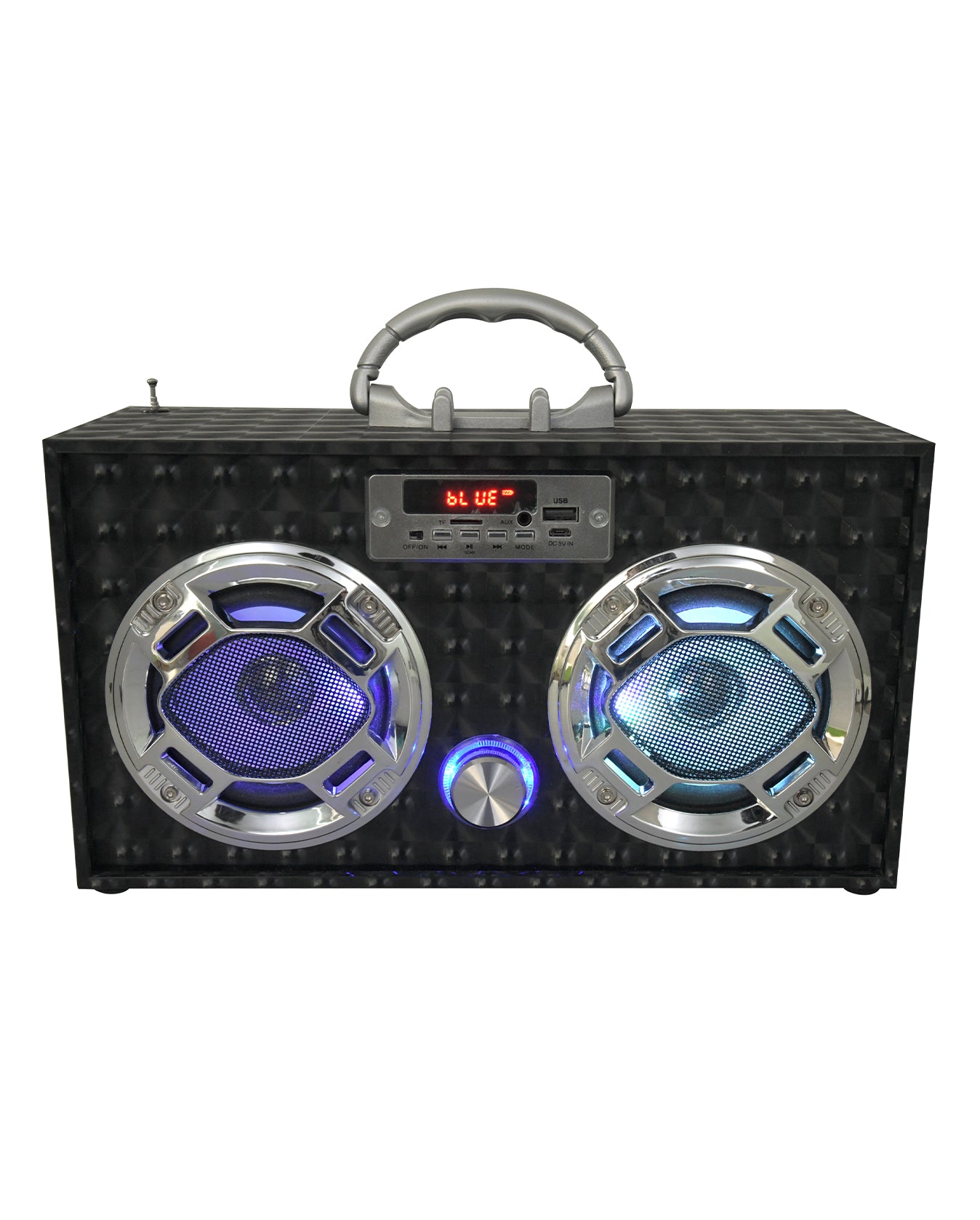 Blue Bling Mini Boombox