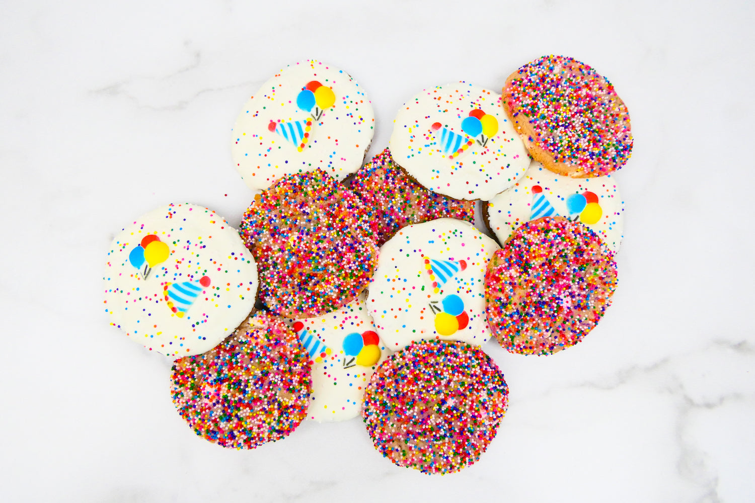 Birthday Mix - Balloons on Cookies
