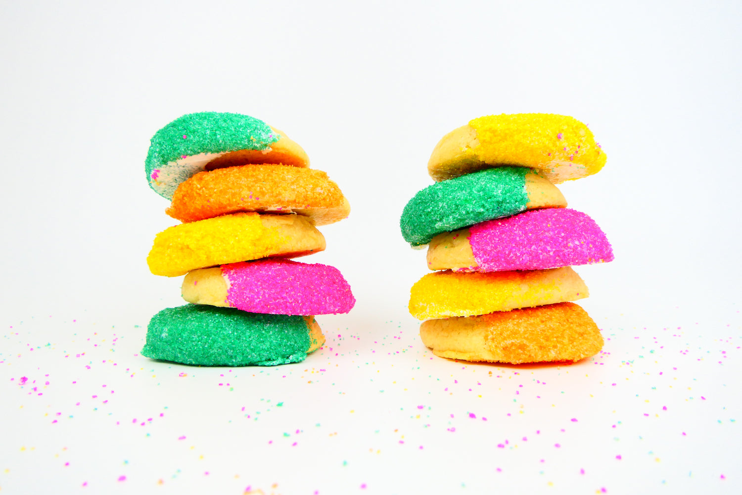 Sugar Cookies - Stacked with Colors