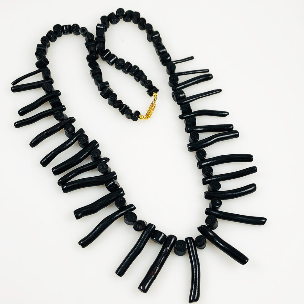 black coral necklace