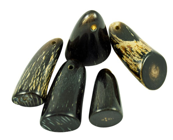 Black Horn Pendants – Estatebeads