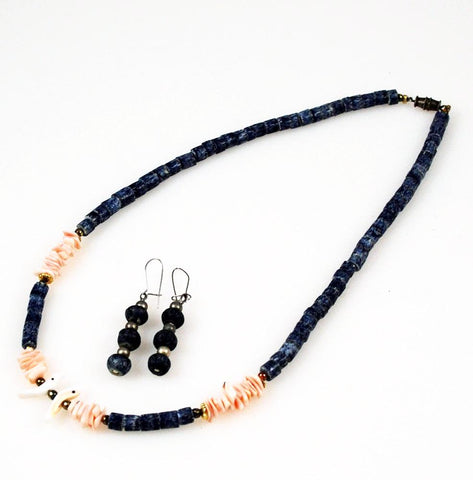 blue coral necklace