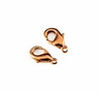 Copper Lobster Clasps (6) 9.5mm – Estatebeads