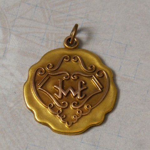 Gold Filled Love Token Charm – Estatebeads