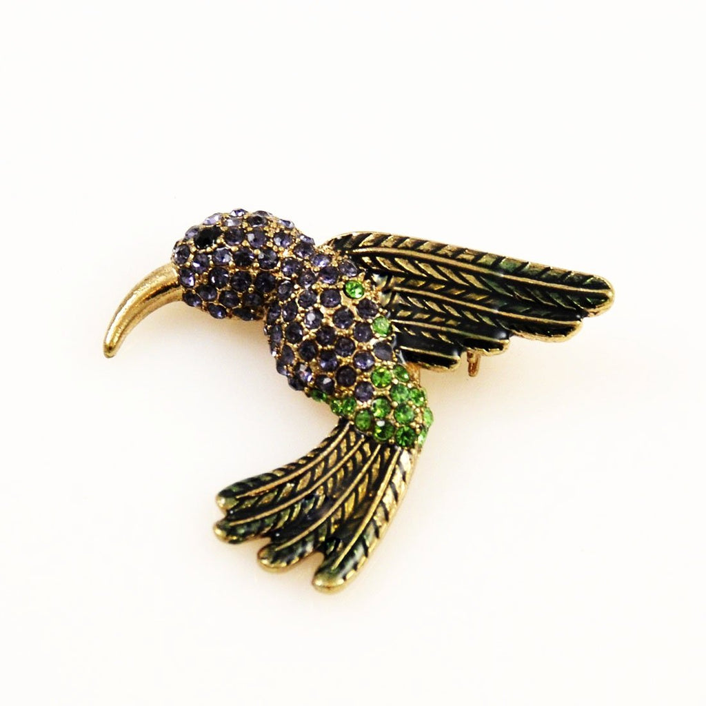 hummingbird brooch