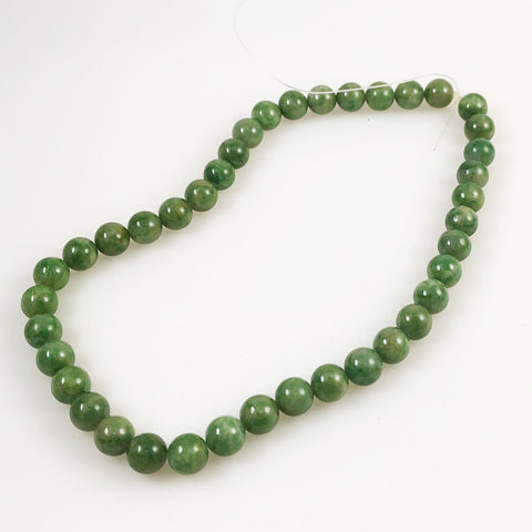 Green Jade Jadeite Round Beads 10mm Vintage – Estatebeads