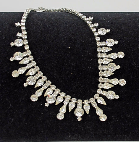 Kramer Rhinestone Necklace Vintage – Estatebeads