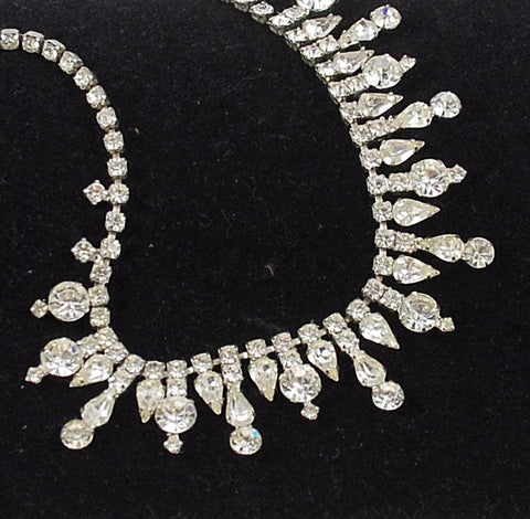 Kramer Rhinestone Necklace Vintage – Estatebeads