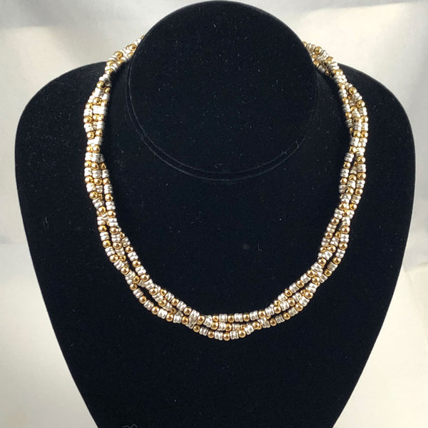 Napier Gold & Silver Necklace – Estatebeads