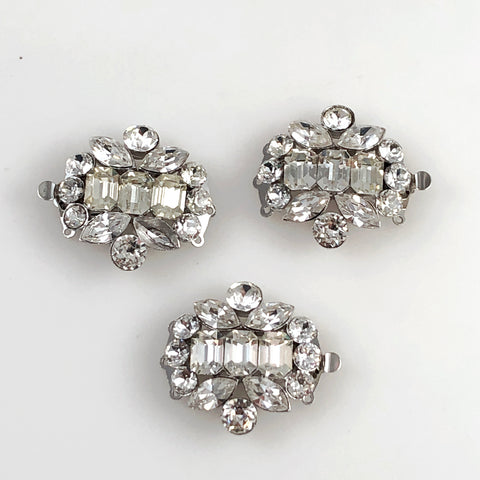 Rhinestone Clasps Elegant Vintage NOS – Estatebeads