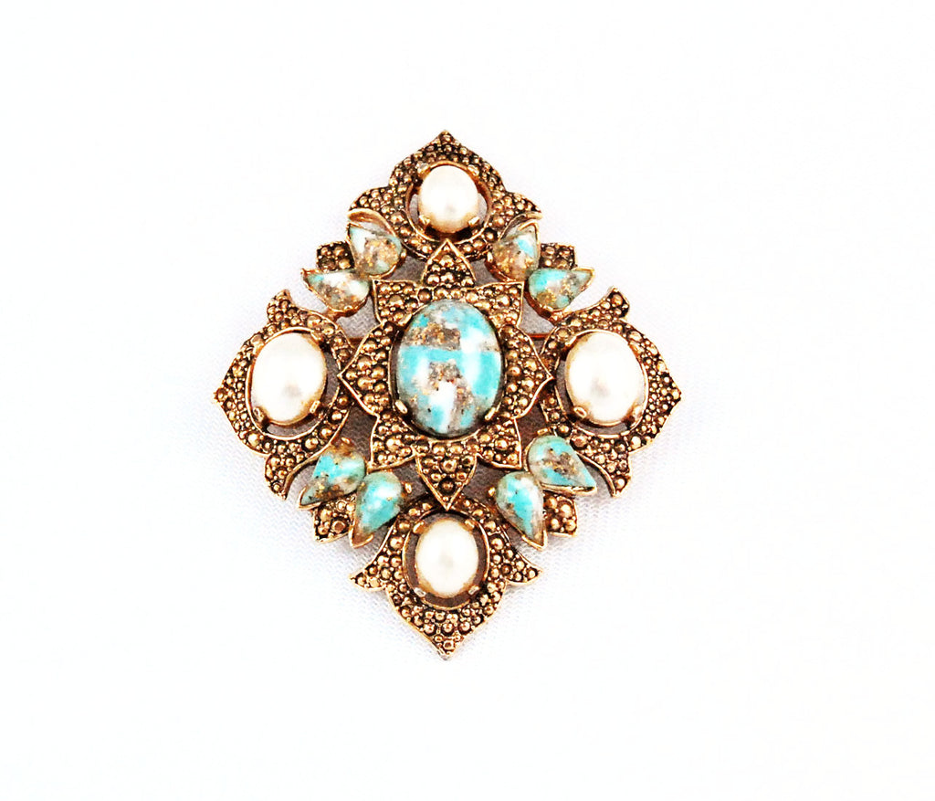 sarah coventry turquoise ring