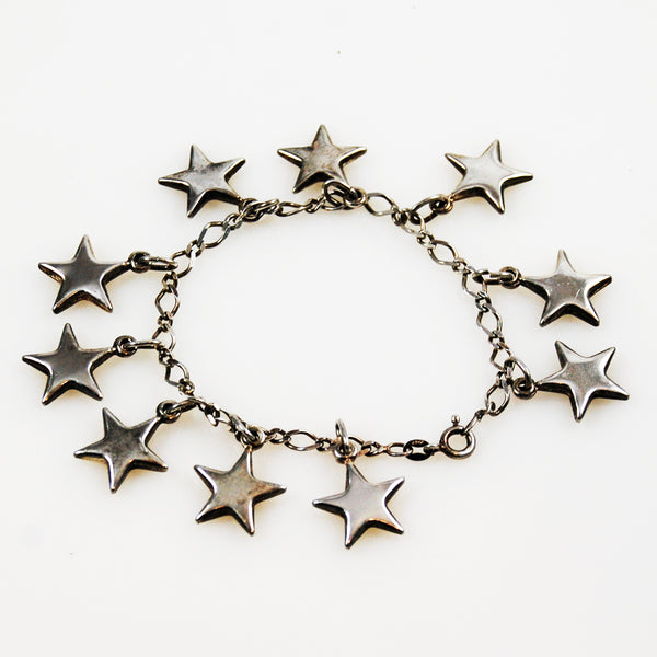 Sterling Silver Star Bracelet – Estatebeads