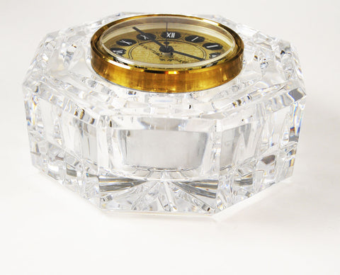 Waterford Crystal Lismore Mantle or Desk Clock – Estatebeads