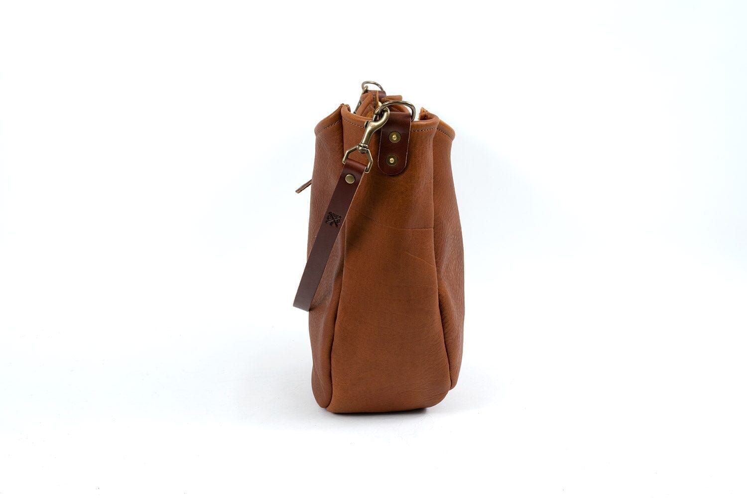 Crossbody Saddle Bag with Big D - Tan Leather DIY Saddle Tan-Presell