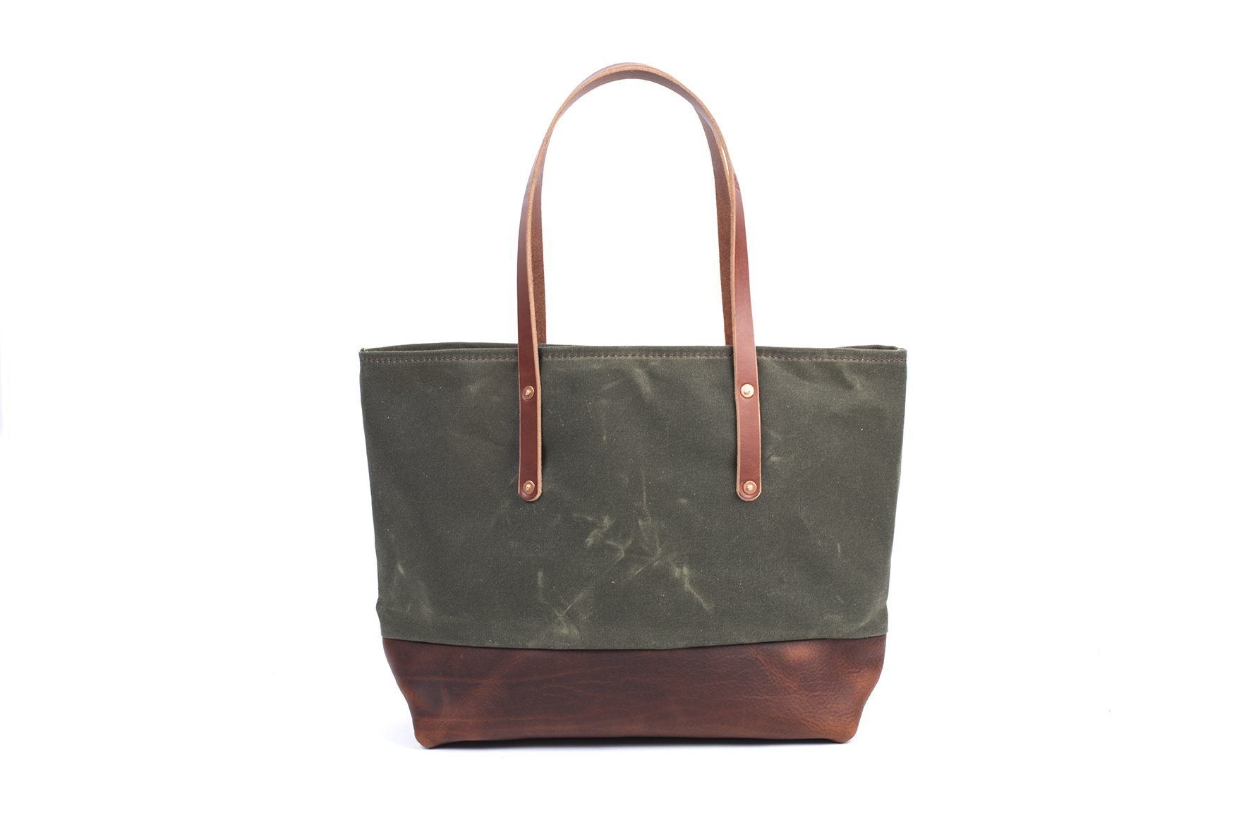 AVERY WAXED CANVAS TOTE BAG - LARGE