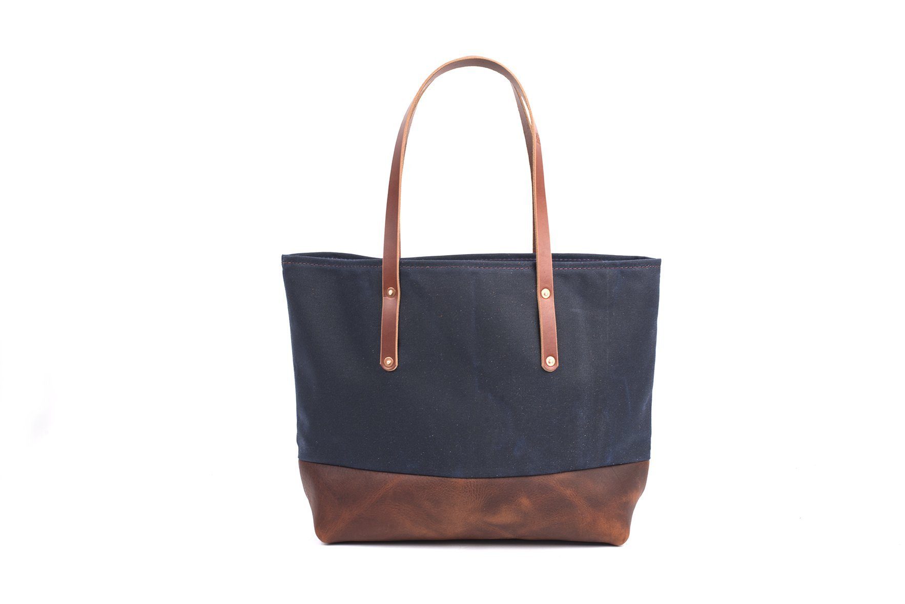 AVERY WAXED CANVAS TOTE BAG - LARGE