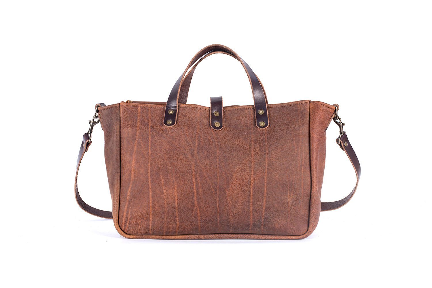 BUCHANAN LEATHER TOTE BAG / BRIEFCASE - Go Forth Goods