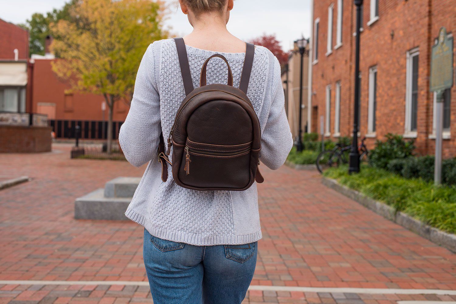 very small backpack purse