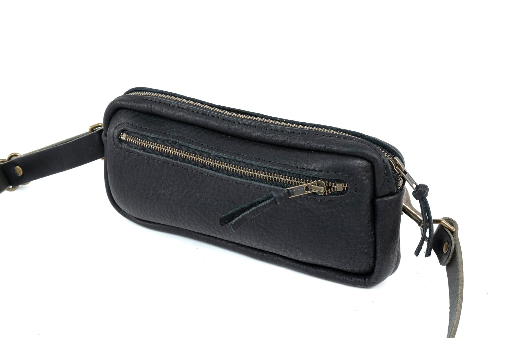 Leather Fanny Pack/ Waist Bag - Denver [Black] – Alexandre León