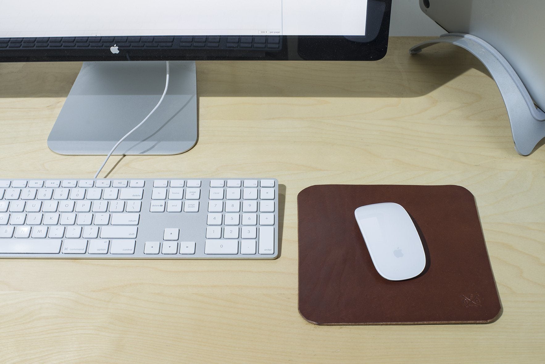 Leather Mouse Pad Go Forth Goods