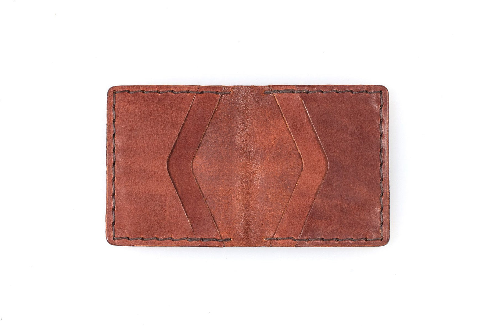 SLIM LEATHER CARD WALLET WITH MAGNETIC MONEY CLIP - Go Forth Goods ®
