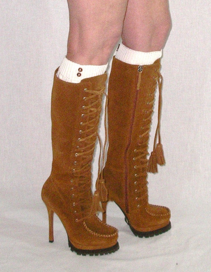 ivory thigh high boots