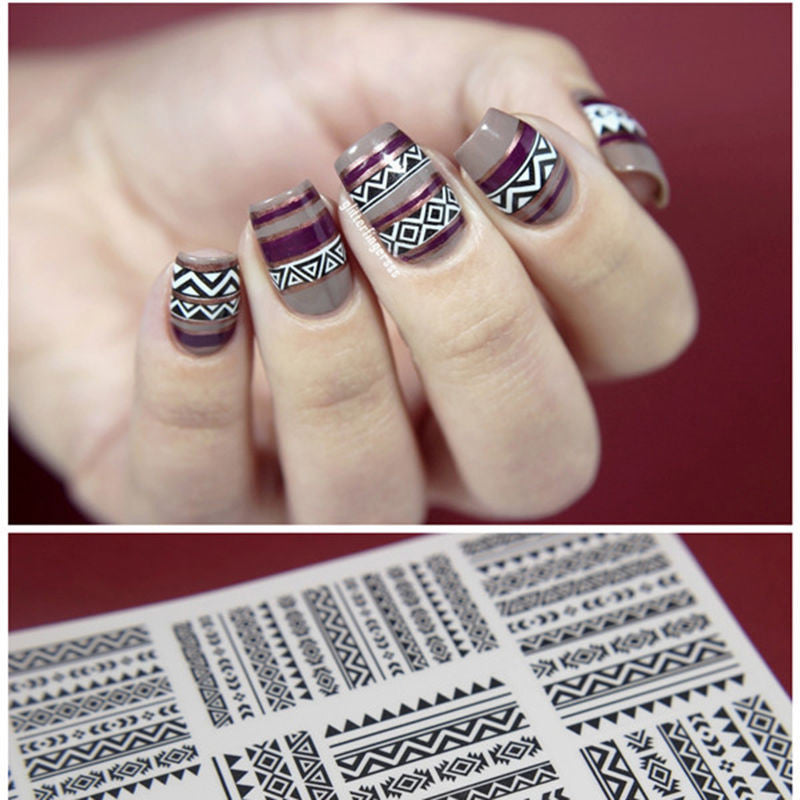 nail art decals transfers stickers