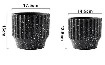 Ribbed Pot Sizes