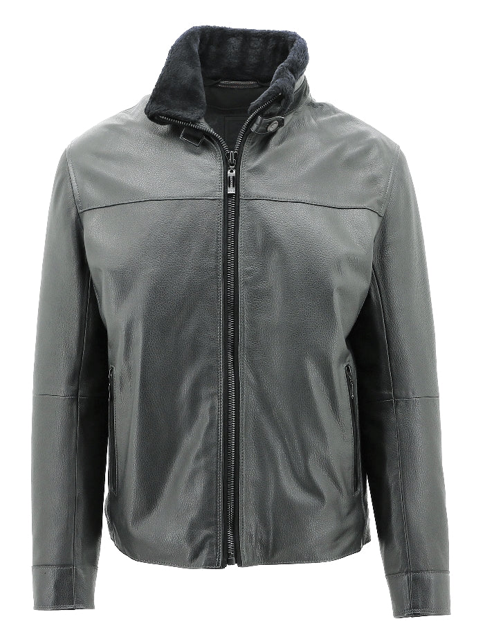 Latin Black Leather Jacket – Boston Fine Tailoring