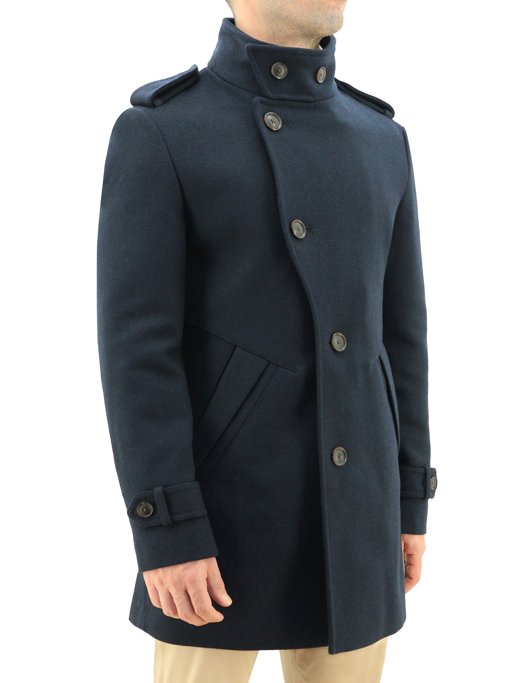 Trench Navy Coat – Boston Fine Tailoring