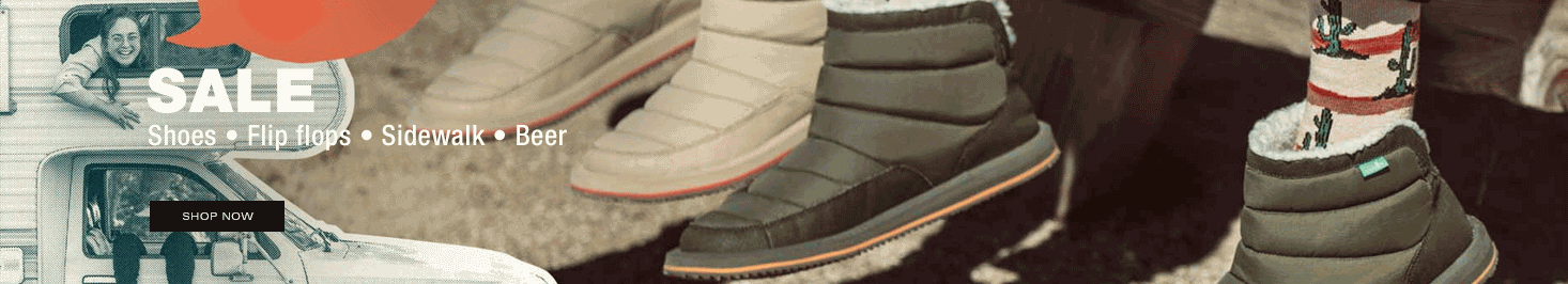 Sanuk Store Wall/ Sandal Footwear & Shoes Foot Gear Apparel Collection –  OriginBoardshop - Skate/Surf/Sports
