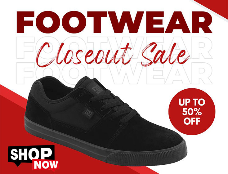 Footwear Closeout Sale Up to 50% Off