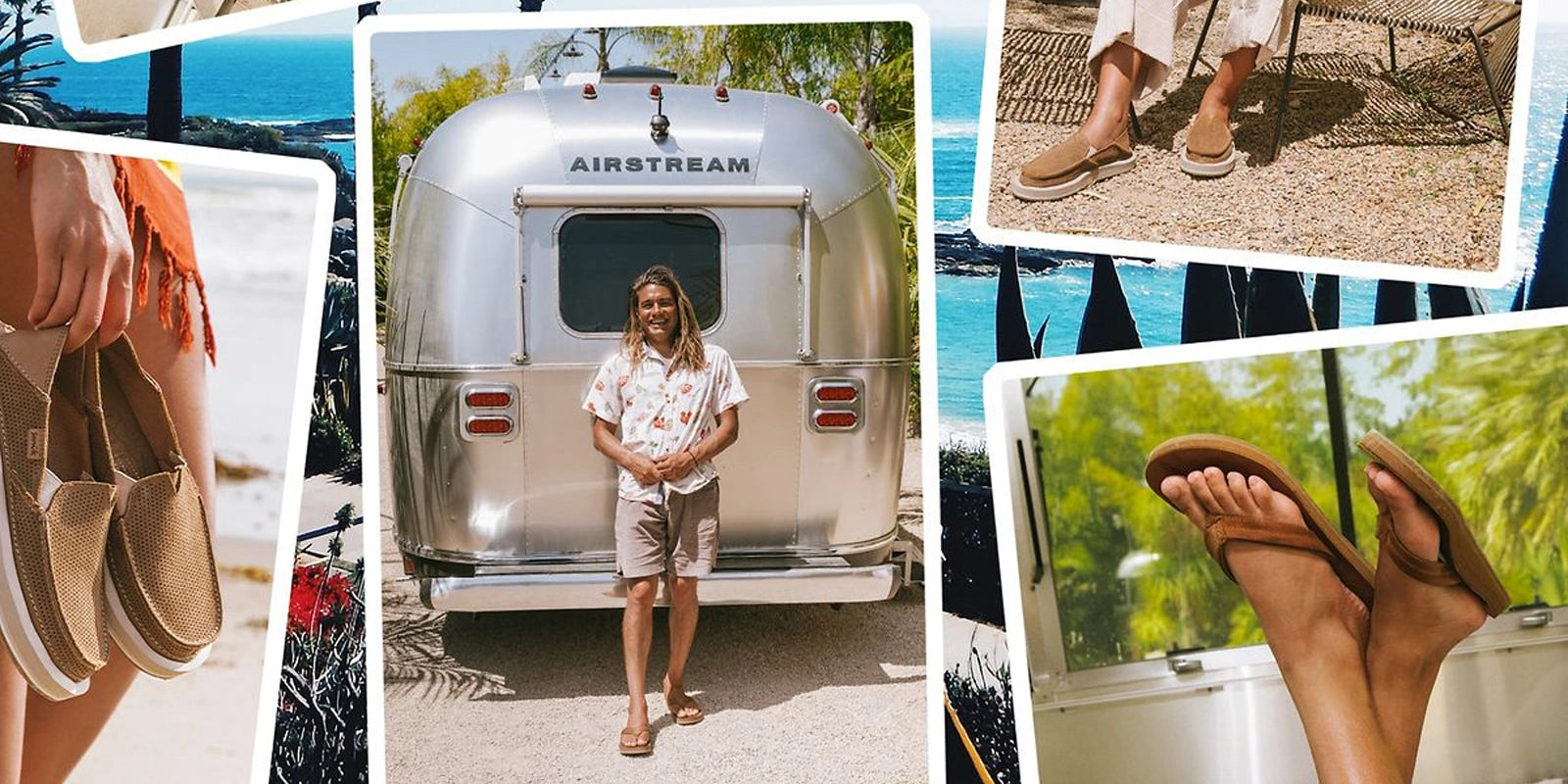 Sanuk Footwear 2021 | Airstream Embroidered Shoe Collaboration