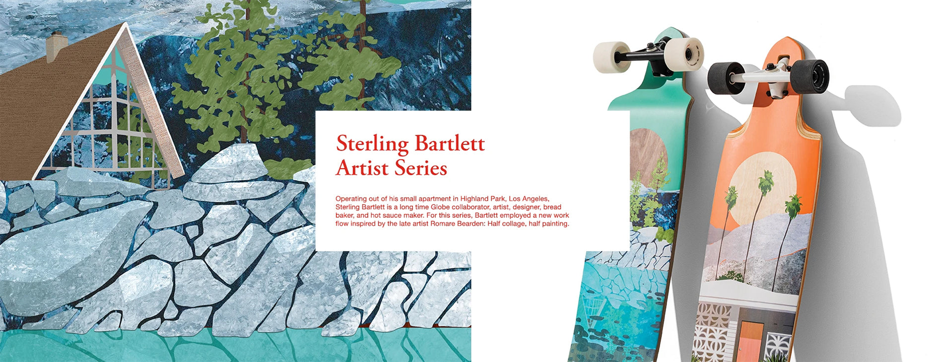 Globe Sterling Bartlett Artist Series | The Spearpoint Complete Longboard